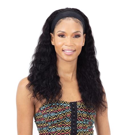 Amazon Mayde Beauty Human Hair Headband Wig Wet Wavy Loose Deep