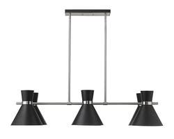 Z Lite Soriano Matte Black Brushed Nickel Light Chandelier At Menards