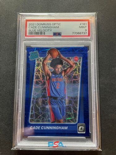 Donruss Optic Cade Cunningham Blue Velocity Prizm Rr Rookie