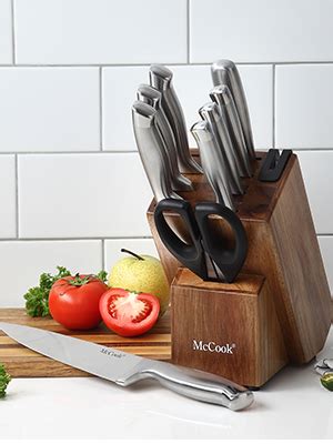 McCook MC35 Knife Sets 11 Pieces German Stainless Steel Hollow Handle