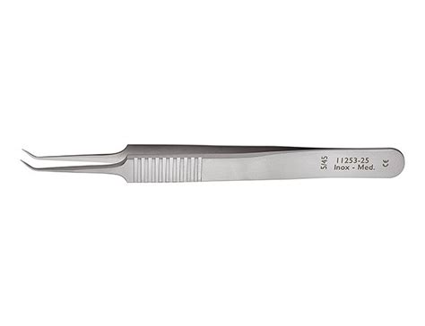 Dumont Medical 545 Forceps Angled 45° Inox 11cm