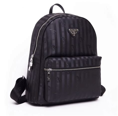 Maison Mollerus Vinerus Black Rucksack Glarus Silber Galamondo