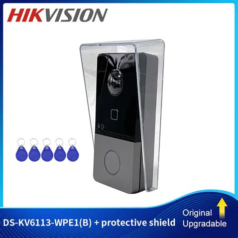 Hikvision Ds Kv Wpe C Mp Wifi Video Intercom Doorbell With Rain