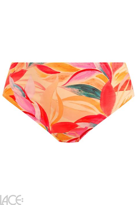 Elomi Swim Sancho Beach Bikini Full Brief High Leg MANGO Lace Lingerie