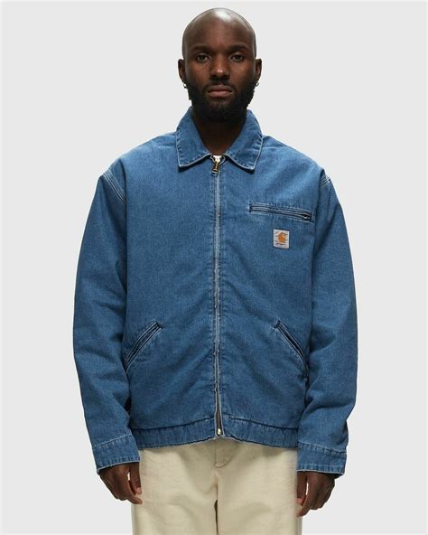 Carhartt Wip Og Detroit Jacket Blue - Mens - Denim Jackets Carhartt WIP