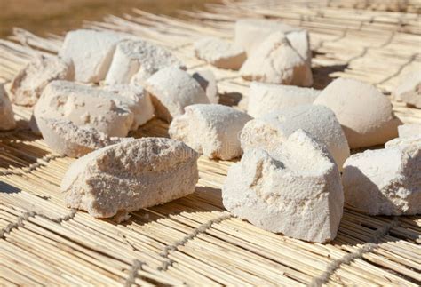 Mongolian Aaruul or Gurt Hard Cheese Drying on Sun Stock Image - Image ...