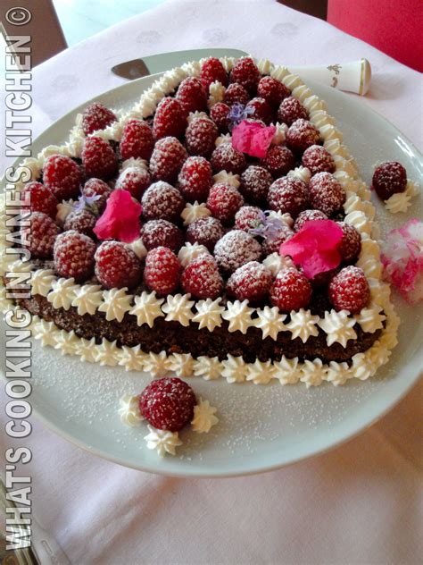 Chocolate Raspberry And Cream Valentines Cake What S Cooking In