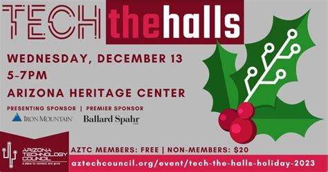 Tech the Halls Holiday Mixer - Arizona Technology Council