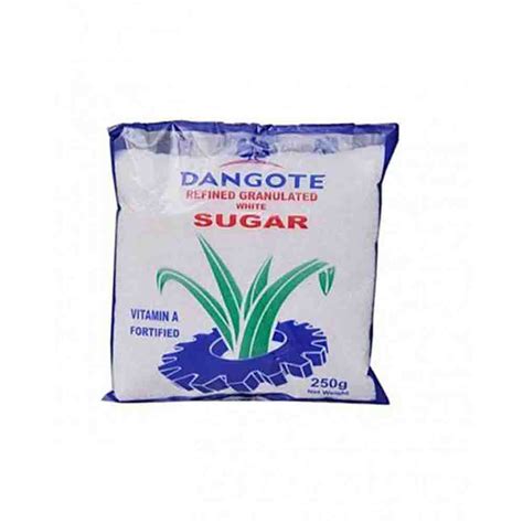 DANGOTE REFINED GRANULATED SUGAR 250G(X40) – Trimart