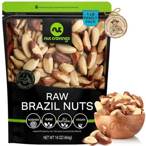 Nut Cravings Raw Brazil Nuts Oz Pack Oz Kroger