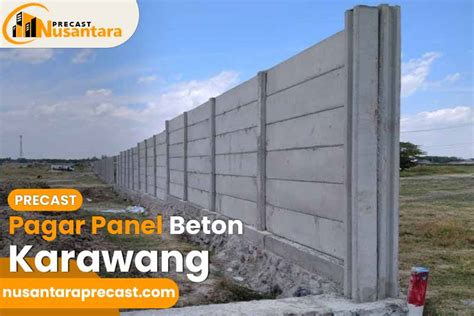 Harga Pagar Panel Beton Karawang Material Jasa Borongan