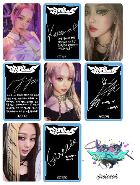 Aespa Photocard Girls Artofit