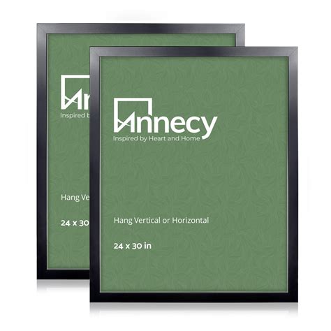 Annecy 24x30 Picture Frame Black（2 Pack） 24 X 30 Picture