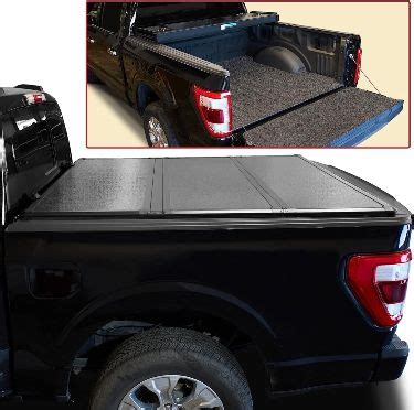 XTWEEX Hard Tri Fold Truck Bed Tonneau Cover Compatible With 2019 2020