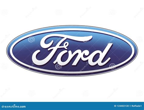 Logo Ford editorial image. Illustration of logo, ford - 124402130