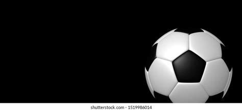 Soccer Ball Football Banner Free Copy Stock Illustration 1519986014