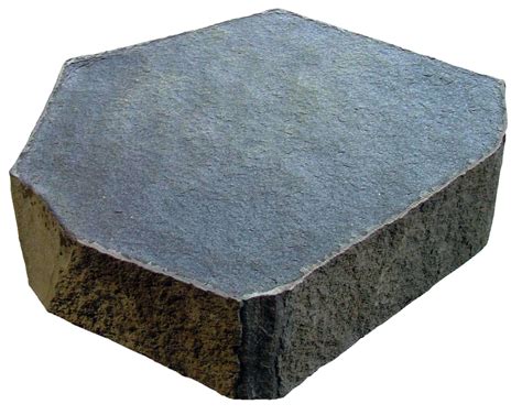 Basalt Hex Step 24 Diameter 6 Thick Flamed Finish Cascade