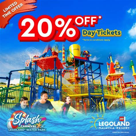 LEGOLAND Splash Carnival 20% OFF Day Tickets Promotion