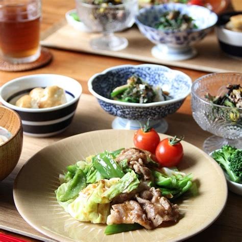 春キャベツと豚肉の味噌炒め。と、小さなおかずいろいろ。 By Miyukiさん レシピブログ 料理ブログのレシピ満載！