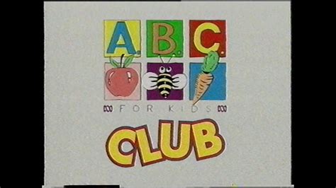 Promo Abc For Kids Club 2000 Youtube