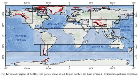 All The Worlds Glaciers Mapped The Atlantic