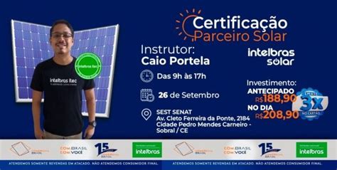 Certificação Energia Solar On Grid em Sobral Sympla