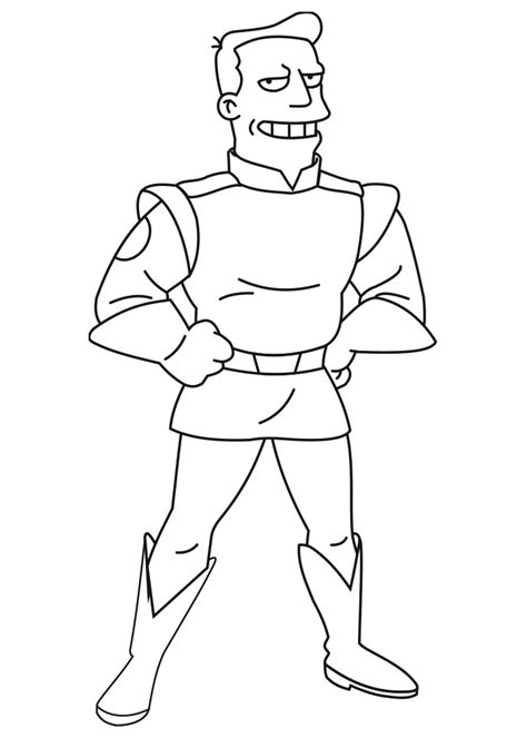 Dibujos De Futurama Para Colorear Pintar Imprimir Gratis