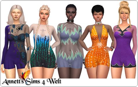 Annett S Sims 4 Welt Accessory Bodysuits Seasons