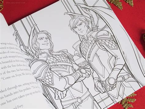 Sakuranko A Court Of Thorns And Roses Coloring Book By Sarah J Maas