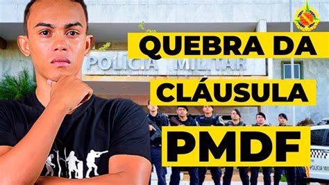 Concurso Pmdf Quebra Da Cl Usula De Barreira Youtube