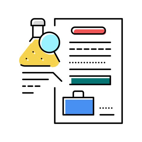 pre-employment drug test color icon vector illustration 19591708 Vector