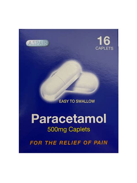 Paracetamol Mg Caplets Aspar