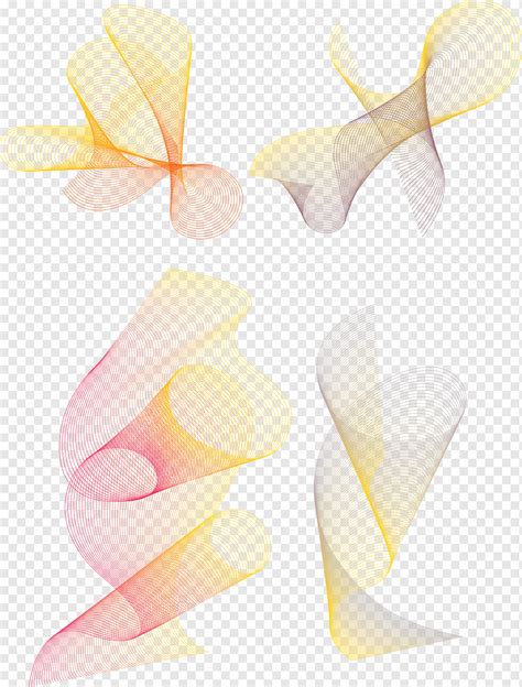 Fine Line Curve Silk Swirls Png PNGWing