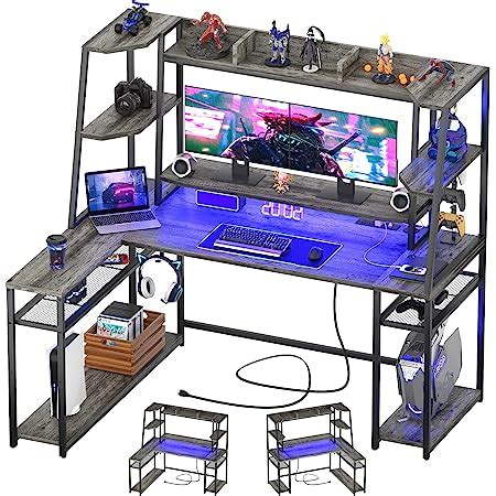 Amazon Comhoma Gaming L Shaped Computer Desk Inch Home Office