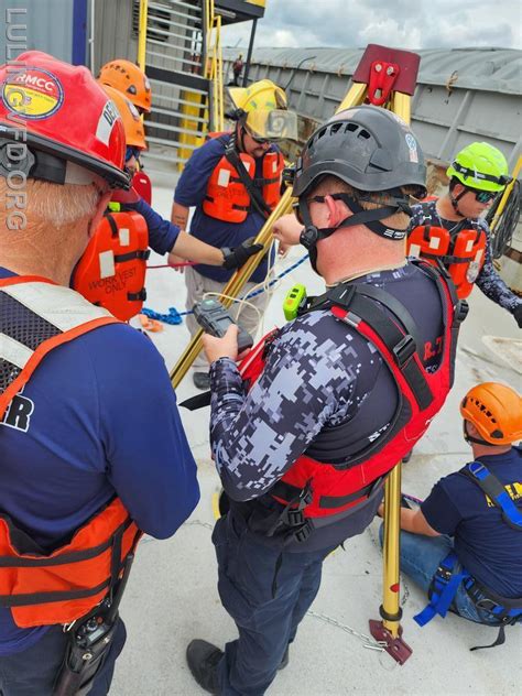 Confined Space Rescue Drill Luling Volunteer Fire Department