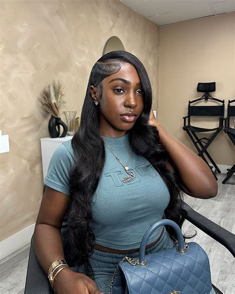 deep side part bob hairstyles  weave