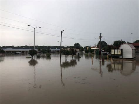 Flash Flood Hits Jackson Heavy Rain Causes Two Sink Holes