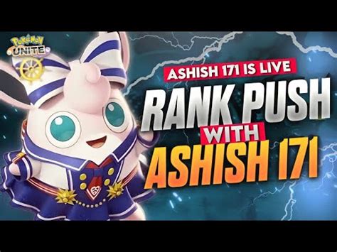 Aajao Customs And Rank Push POKEMON UNITE LIVE Road To 3k Ashish