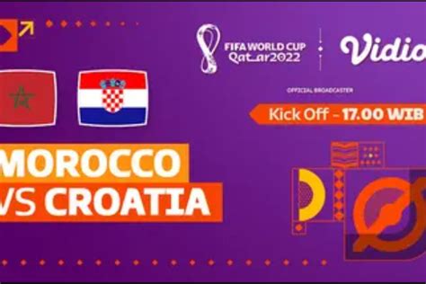 Link Live Streaming Maroko Vs Kroasia Di Piala Dunia 2022 Hari Ini 23