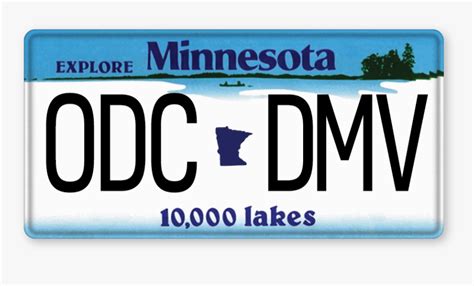 Picture - Minnesota License Plate, HD Png Download - kindpng