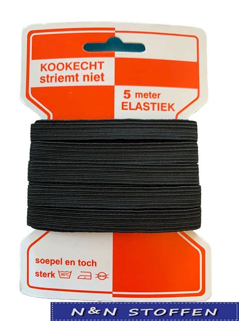 Elastiek Zwart 5 Meter 10 Mm Online En In Onze Stoffenwinkel Kopen N