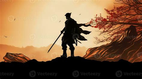 Warrior Silhouette Stock Photos, Images and Backgrounds for Free Download