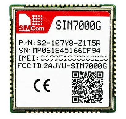 SIM7000G RF9103700 SIMCOM SIM7000G Tri Band LTE FDD Dual Band GPRS