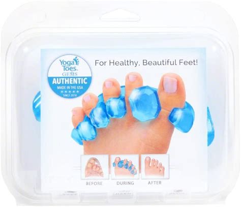 YogaToes GEMS Gel Toe Stretcher Separator Fight Bunions Hammer Toes