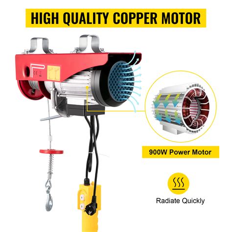 Lift Electric Hoist 1100lbs Electric Hoist 110v Overhead Crane Remote ...