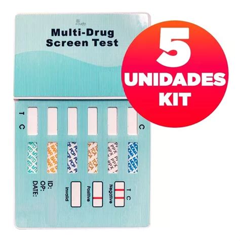 Teste Multidrogas Kit C Teste Toxicol Gico Drogas Parcelamento