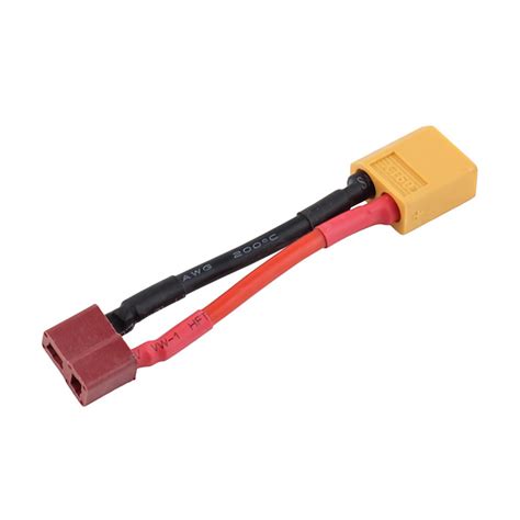 Xt Female To Male T Connector Adapter Deans Style Cm Awg Rc Plug