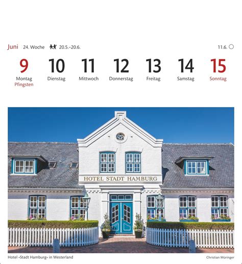 Sylt Sehnsuchtskalender 2025 Harenberg Verlag