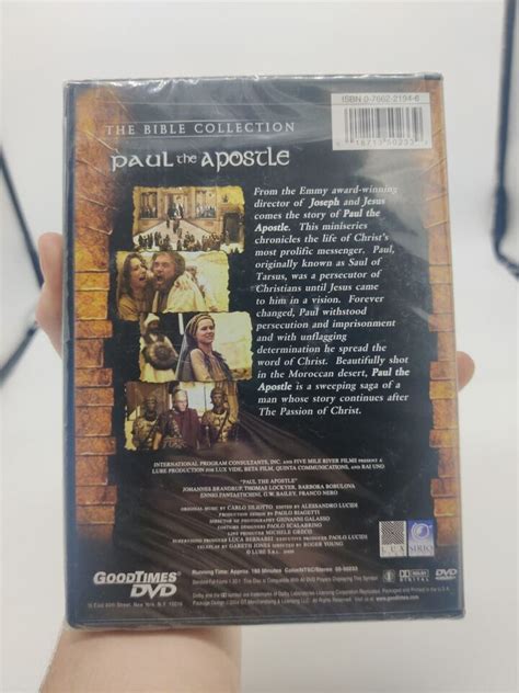 Paul The Apostle Dvd New In Plastic The Bible Collection Religious