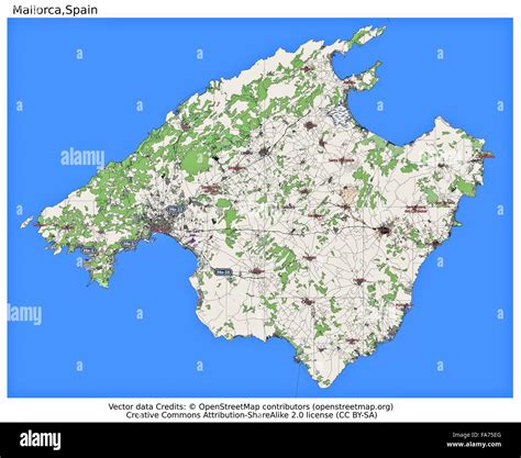 Mapa De Mallorca Fotografías E Imágenes De Alta Resolución Alamy